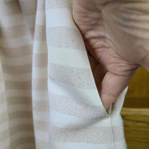 Lilly Pulitzer white and tan Striped Dress - Picture 6 of 11